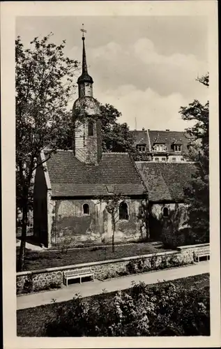 Ak Meißen in Sachsen, Nikolaikirche, älteste Kirche Meißens