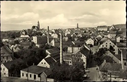 Ak Kamenz in Sachsen, Panorama, Kirche