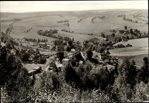 Ak Hellendorf Bad Gottleuba in Sachsen, Bahratal, Schönbachblick, Panorama