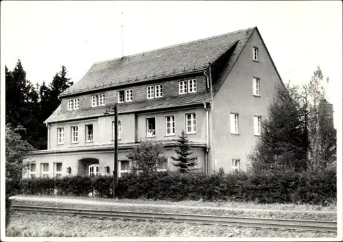 Ak Lössau Schleiz im Vogtland Thüringen, Eisenbahner Ferienheim