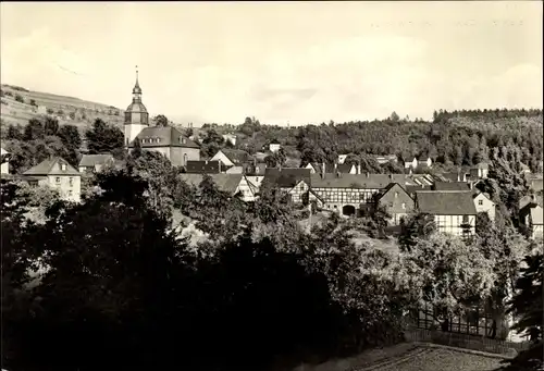 Ak Berga an der Elster Thüringen, Panorama, Das alte Berga