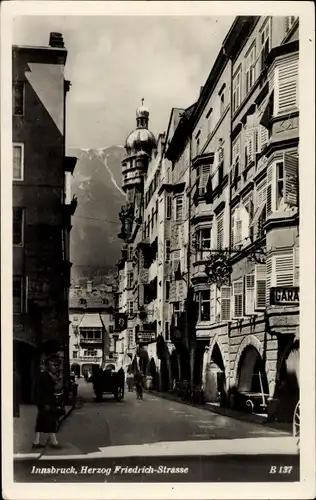 Ak Innsbruck in Tirol, Herzog Friedrich Straße