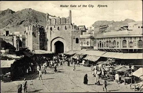 Ak Ajmer Indien, Madar Gate of the City