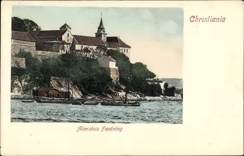 Ak Kristiania Christiania Oslo Norwegen, Akershus Faestning