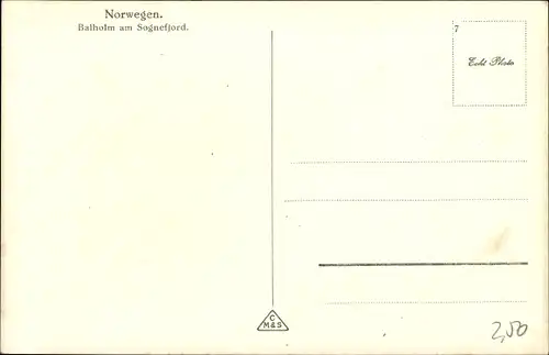 Ak Balholm Sogn Norwegen, Panorama