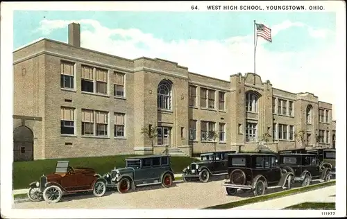 Ak Youngstown Ohio USA, West High School, Autos