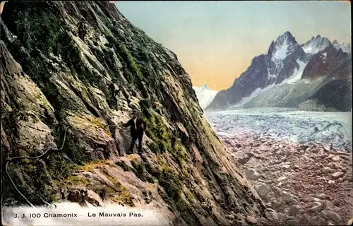 Ak Chamonix Mont Blanc Haute Savoie, Le Mauvais Pas