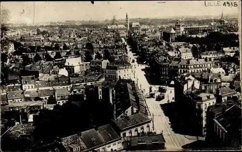 Ak Lille Nord, Luftbild 1918