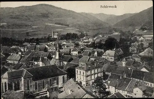 Ak Schirmeck Elsass Bas Rhin, Stadtansicht