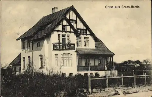 Ak Großharrie Groß Harrie in Holstein, Blick auf ein Wohnhaus