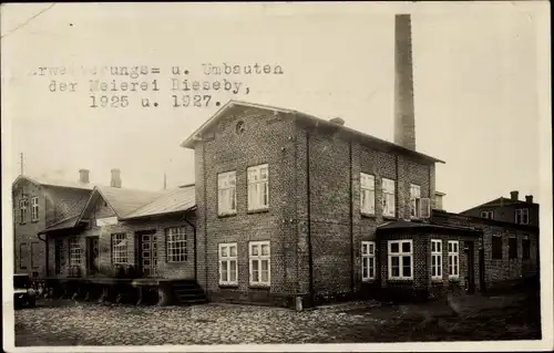 Foto Ak Preetz in Holstein, Erweiterungsbau der Meierei