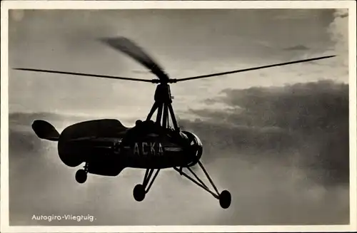 Ak Autogiro Vliegtuig, S ACKA, Hubschrauber