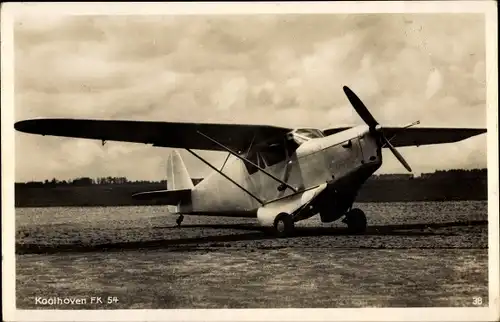Ak Niederländisches Passagierflugzeug, Koolhoven FK 54