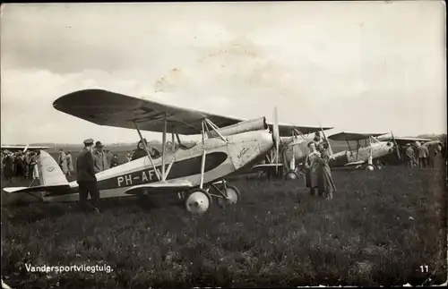 Ak Vandersportvliegtuig, PH AFW, Niederländische Sportflugzeuge, Doppeldecker