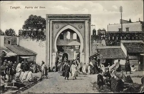 Ak Tanger Marokko, Puerta del Soco