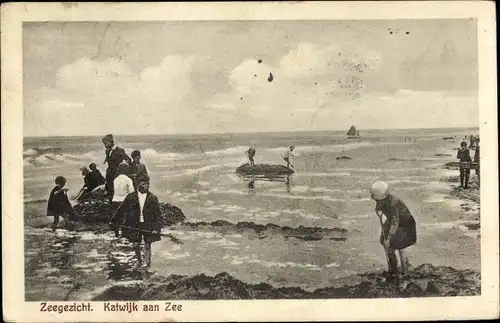 Ak Katwijk aan Zee Südholland Niederlande, Zeegezicht