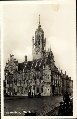 Ak Middelburg Zeeland Niederlande, Stadhuis