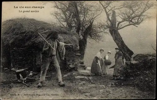 Ak Frankreich, La vie aux champs, le grand sorcier
