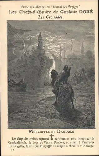 Künstler Ak Dore, Gustave, Murzuffle et Dandolo, Prime aux Abonnes du Journal des Voyages