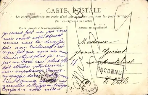 Ak Frankreich, La vie aux champs, la Baratte