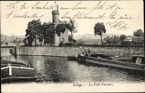 Ak Liege Lüttich Wallonien, Le petit Paradis