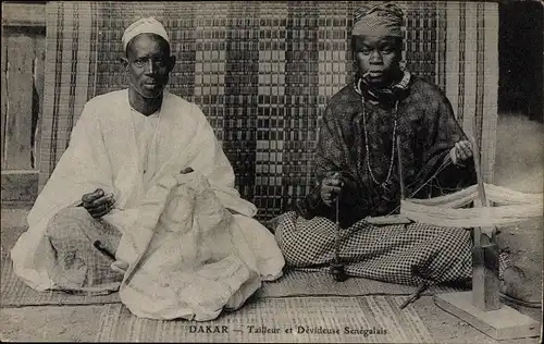 Ak Dakar Senegal, Tailleur et Devideuse Senegalais