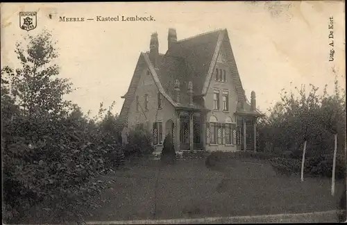 Ak Meerle Hoogstraten Hoogstraeten Flandern Antwerpen, Kasteel Lembeeck