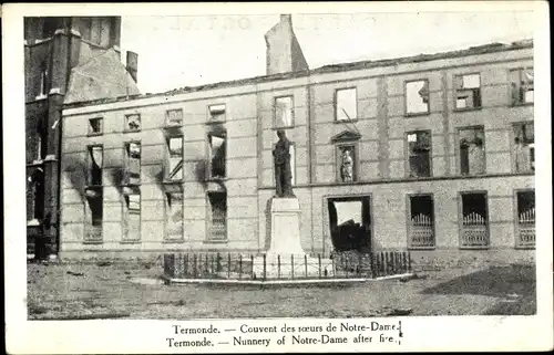 Ak Termonde Ostflandern Belgien, Couvent des soeurs de Notre-Dame