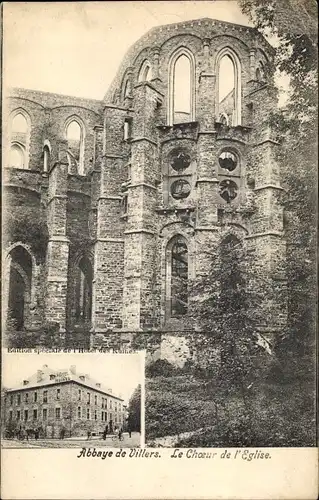 Ak Villers la Ville Wallonisch Brabant, Abbaye, Le Choeur de l Eglise