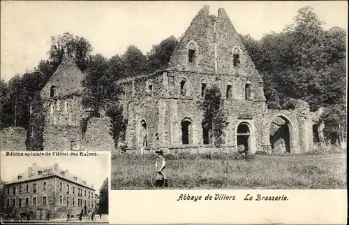 Ak Villers la Ville Wallonisch Brabant, La Brasserie