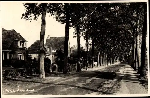 Foto Ak Rolde Drenthe Niederlande, Asserstraat