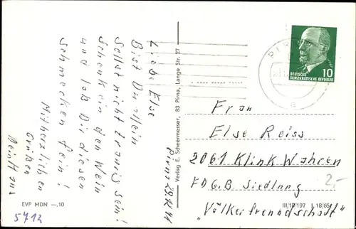 Ak Pirna an der Elbe, Der Erlenpeter