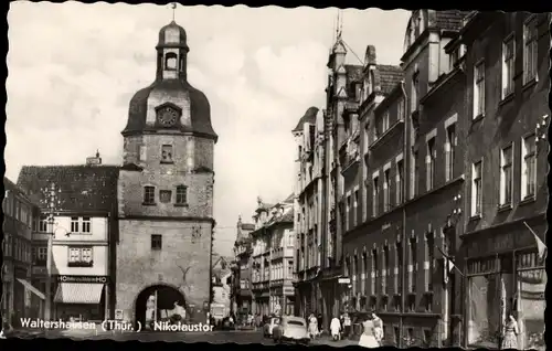 Ak Waltershausen in Thüringen, Nikolaustor