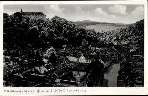 Ak Waltershausen in Thüringen, mit Schloss Tenneberg