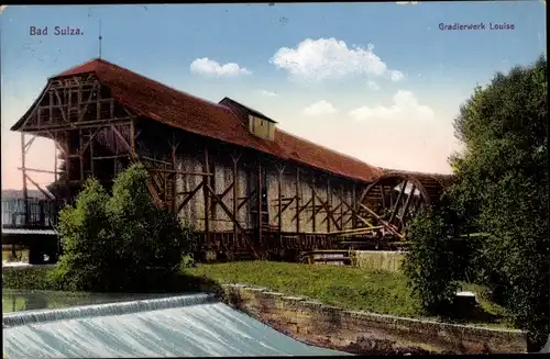 Ak Bad Sulza in Thüringen, Gradierwerk Louise