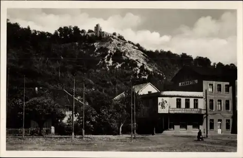 Ak Bad Sulza in Thüringen, Kurhotel, Burg