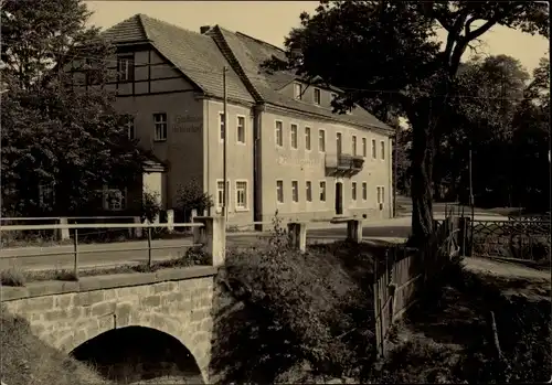 Ak Hellendorf Bad Gottleuba in Sachsen, Konsum-Gaststätte Erblehngericht