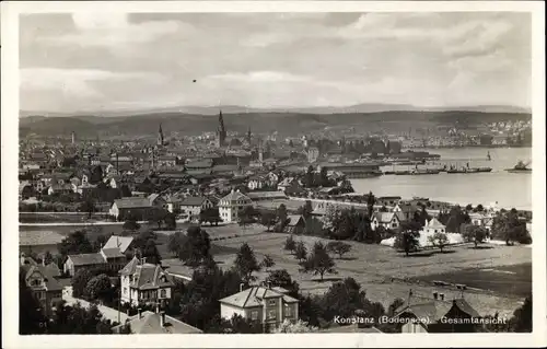 Ak Konstanz am Bodensee, Gesamtansicht