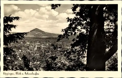 Ak Göppingen in Württemberg, Panorama, Blick a. Hohenstaufen