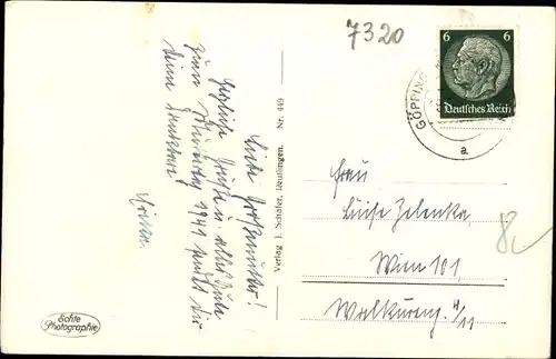 Ak Hohenstaufen Göppingen in Württemberg, Panorama