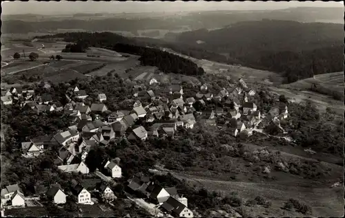 Ak Wittendorf Loßburg im Schwarzwald, Fliegeraufnahme