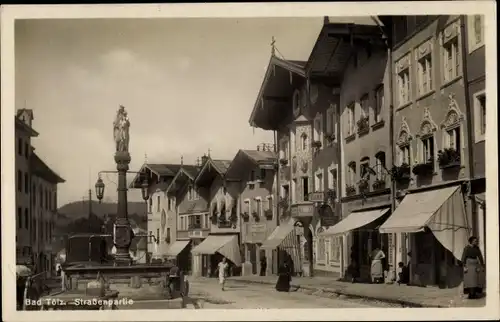 Ak Bad Tölz in Oberbayern, Straßenpartie