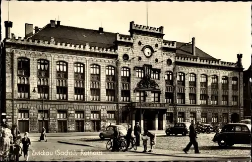 Ak Zwickau in Sachsen, Rathaus