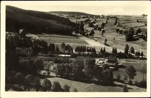 Ak Holzhau Rechenberg Bienenmühle Erzgebirge, Blick auf den Luftkurort