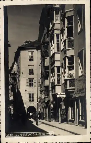Ak Innsbruck in Tirol, Hofgasse, Geschäft