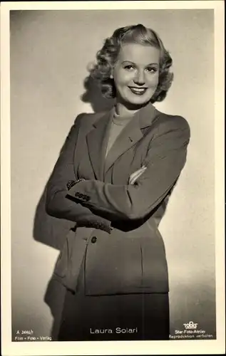 Ak Schauspielerin Laura Solari, Portrait