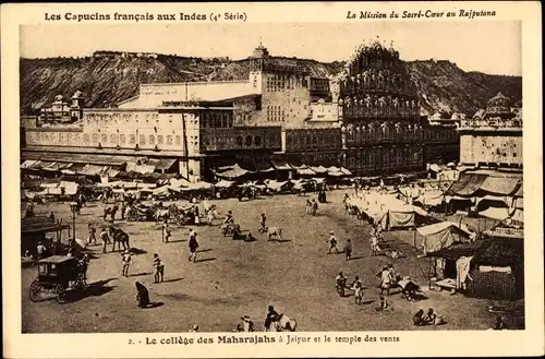 Ak Jeypore Jaipur Indien, Les Capucins francais aux Indes, Le college des Maharajahs