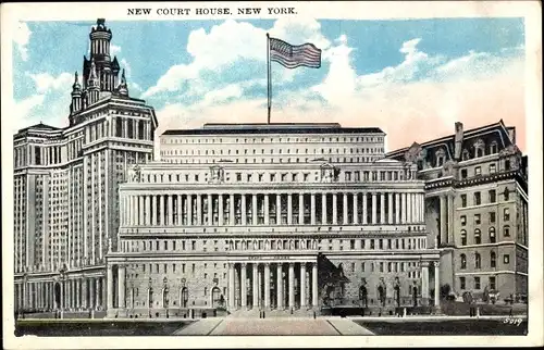 Ak New York City USA, New Court House