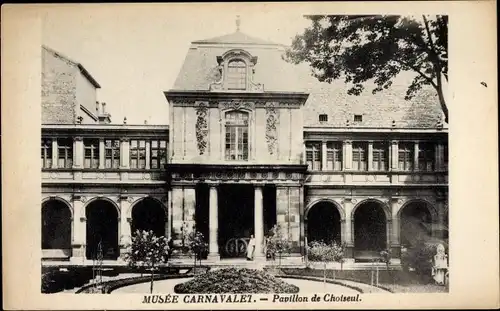 Ak Paris III Marais, Musee Carnavalet, Pavillon de Choiseul