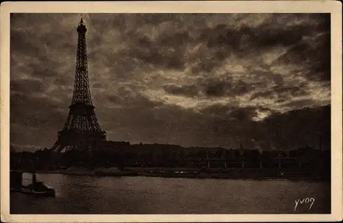 Ak Paris VII, La Tour Eiffel, Eiffelturm